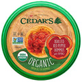 Cedar's Organic Hummus Roasted Red Pepper Hommus, 10 oz.