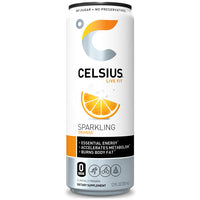 Celsius Essential Energy Drink, Sparkling Orange, 12 Fl Oz