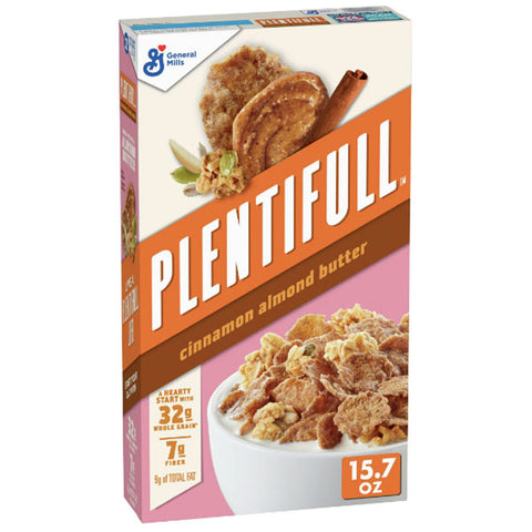 Plentifull Breakfast Cereal, Cinnamon Almond Butter, 15.7 oz