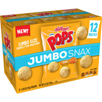 Kellogg's Corn Pops Jumbo Snax, Cereal Snacks, Caramel Crunch, 12 Ct