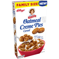 Kellogg's Little Debbie, Breakfast Cereal, Oatmeal Cream Pie, Family Size, 14.5 Oz