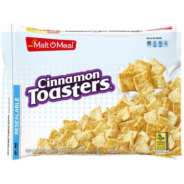 Cinnamon Toasters Breakfast Cereal, Gigantic Bulk Bag, 53 oz