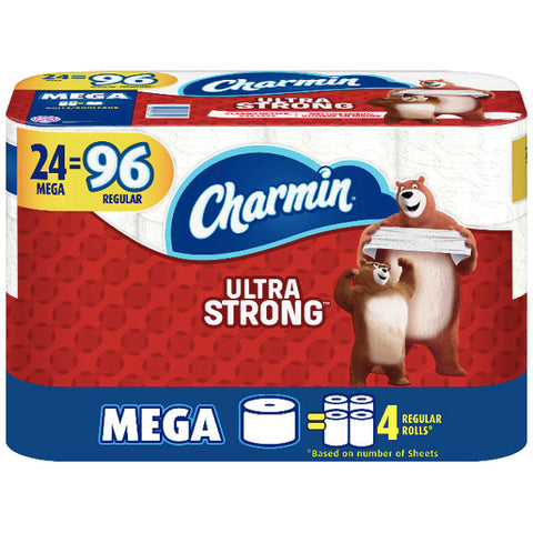 Charmin Ultra Strong Toilet Paper, 24 Mega Rolls