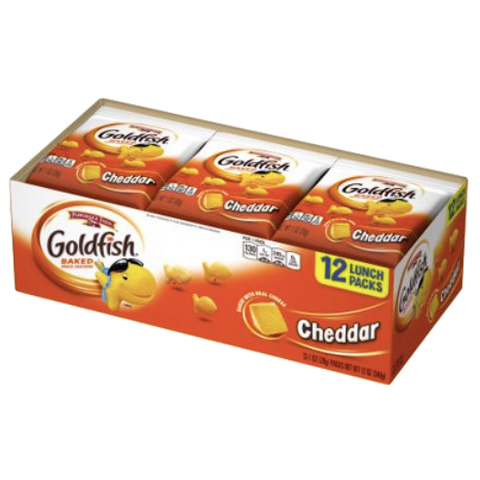 Cheddar Goldfish Crackers, 12 Ct - Water Butlers