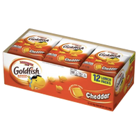 Cheddar Goldfish Crackers, 12 Ct - Water Butlers