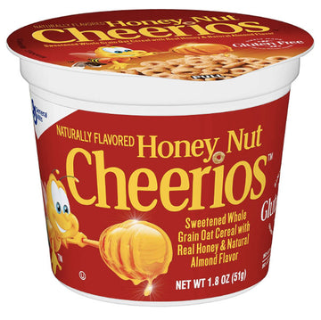 Honey Nut Cheerios Breakfast Cereal Cup 1.8 oz