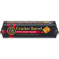 Cracker Barrel Extra Sharp Yellow Cheddar Cheese Block, 8 oz