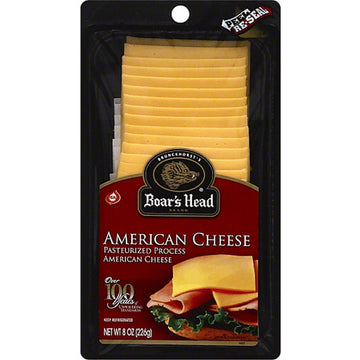 Boar's Head, Pasteurized Process American Cheese, 8 oz.