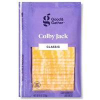 Good & Gather™  Colby Jack Deli Sliced Cheese 12 slices, 8 oz