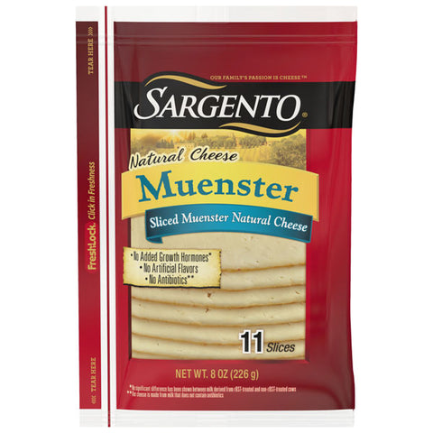 Sargento Sliced Muenster Natural Cheese, 11 Slices