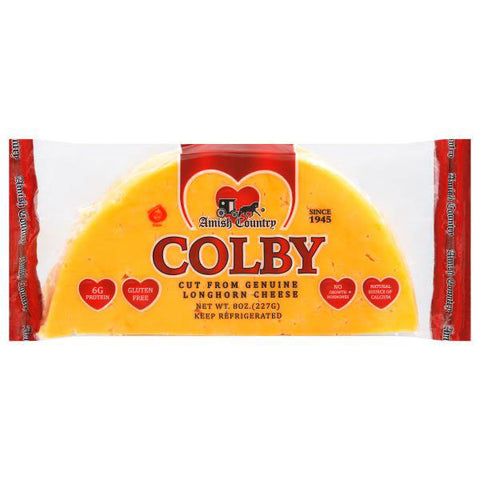 Amish Country Cheese, Colby, 8 oz.