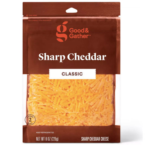 Good & Gather™ Shredded Sharp Cheddar Cheese - 8oz