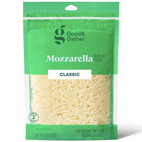 Good & Gather™ Shredded Mozzarella Cheese, 8oz