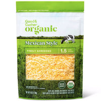 Good & Gather™ Organic Finely Shredded Mexican-Style Cheese, 6oz