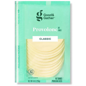 Good & Gather™ Provolone Deli Sliced Cheese,12 slices, 8oz
