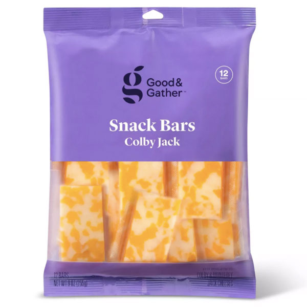 Good & Gather™ Colby Jack Cheese Snack Bars, 9oz, 12 Ct