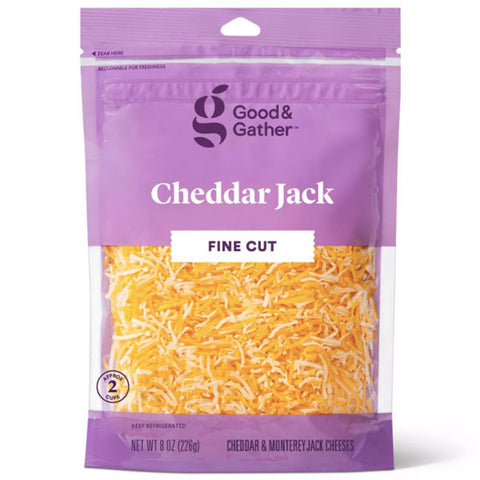 Good & Gather™ Finely Shredded Cheddar Jack Cheese, 8oz