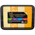 Cracker Barrel Cracker Cuts Pepper Jack, Cheddar Jack, Asiago & Extra Sharp Cheddar Cheese Slice Variety Pack, 48 Ct