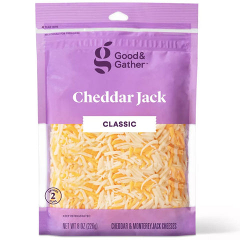 Good & Gather™ Shredded Cheddar & Monterey Jack Cheese, 8oz