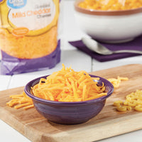 Great Value Shredded Mild Cheddar Cheese, 8 oz - Water Butlers