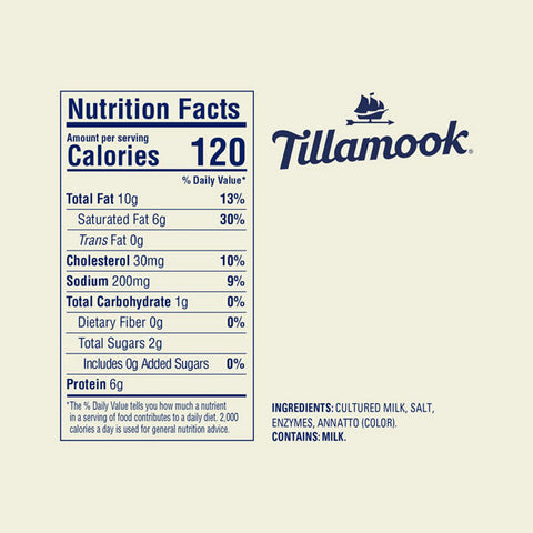 Tillamook Sharp Cheddar Cheese, 8oz