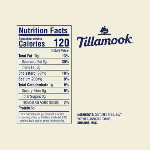 Tillamook Medium Cheddar Cheese, 8oz