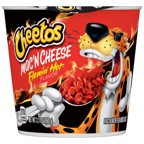 Cheetos Mac 'N Cheese, Flamin' Hot Flavor, 2.11 oz Cup