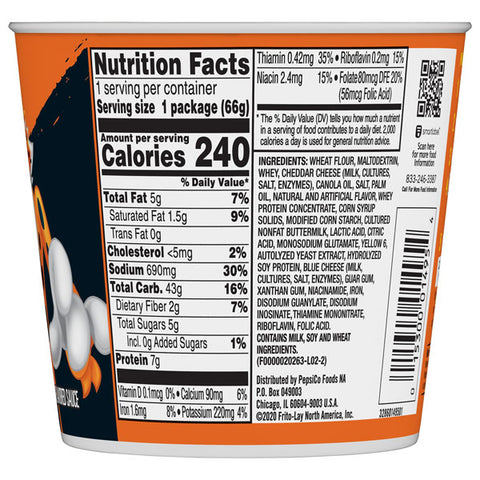 Cheetos Mac 'N Cheese, Bold & Cheesy Flavor, 2.32 oz Cup