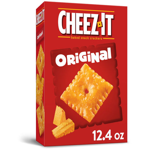 Cheez-It, Baked Snack Cheese Crackers, Original, 12.4oz