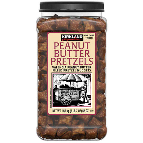 Kirkland Signature Peanut Butter Filled Pretzel Nuggets, 55 oz