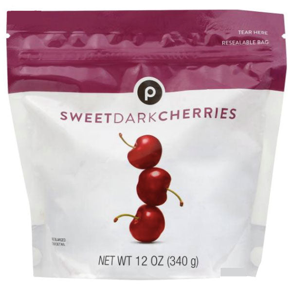 Publix Sweet Dark Cherries, 12 oz - Water Butlers