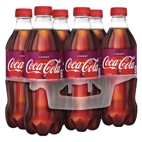 Coca Cola Cherry, 16.9 Fl Oz Coke, 6 Ct - Water Butlers