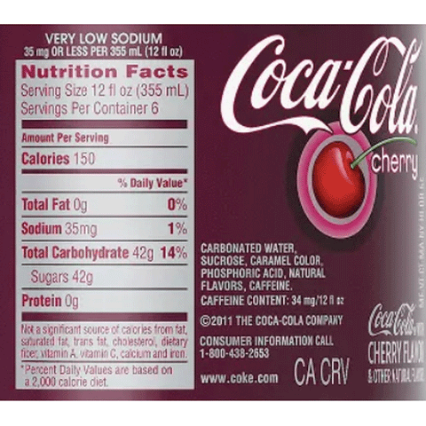 Coca-Cola Cherry, 2 L Coke Bottle - Water Butlers