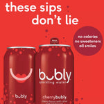 bubly Cherry Sparkling Water 12 fl oz, 8 Ct - Water Butlers