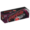 Coca-Cola Cherry Zero 12 fl oz Coke 0, 12 Pack - Water Butlers