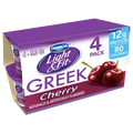 Dannon Light & Fit Greek Yogurt, Cherry, 4Ct - Water Butlers