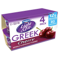 Dannon Light & Fit Greek Yogurt, Cherry, 4Ct