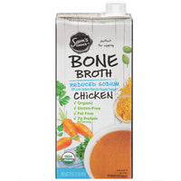 Sam's Choice Bone Broth, Reduced Sodium, Chicken, 32 oz - Water Butlers