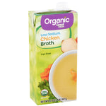 Great Value Organic Low Sodium Chicken Broth, 32 oz. - Water Butlers