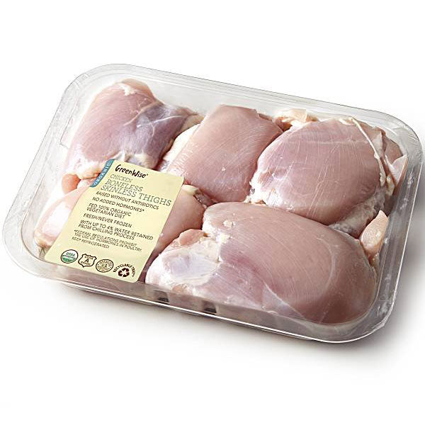 GreenWise Organic Boneless Chicken Thighs, 2 lb