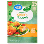 Great Value Plant Based Chick'n Nuggets, Original, 10.5 oz, 15 Count