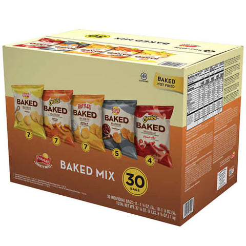 Frito Lay Oven Baked Mix, Variety Pack, 30 Count