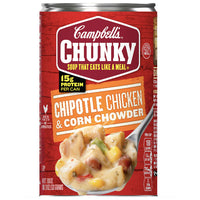 Campbell's Chunky Soup, Chipotle Chicken & Corn Chowder, 18.8 oz - Water Butlers