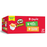 Pringles, Snack Stacks Potato Crisps Chips, Flavored Variety Pack - 3 Flavors, 27 Ct