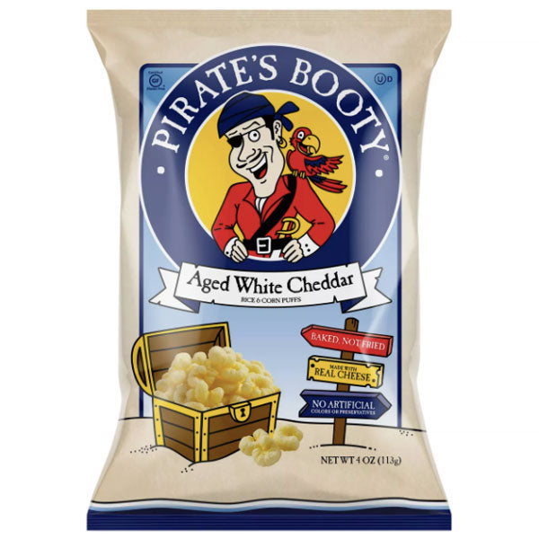 Pirate's Booty Aged White Cheddar Puffs, 4oz
