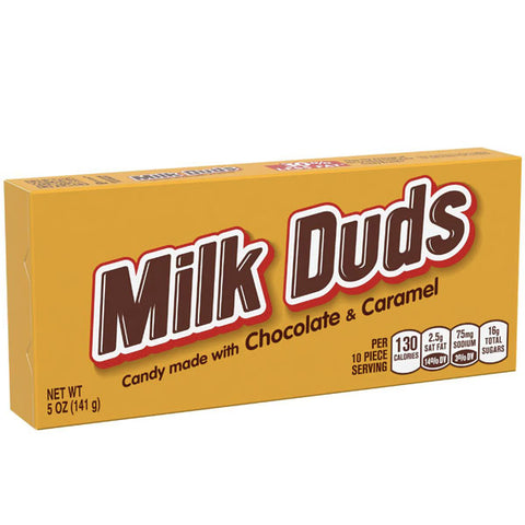 Milk Duds Chocolate and Caramel Candy, Movie Snack, 5 oz