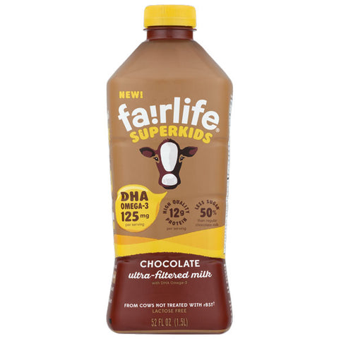 Fairlife Lactose Free DHA Omega-3 Chocolate Whole Milk, 52 fl oz