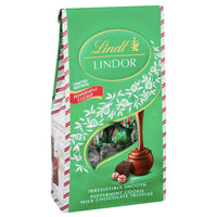 Lindt Lindor Holiday Peppermint Cookie Milk Chocolate Truffles, 8.5 oz.