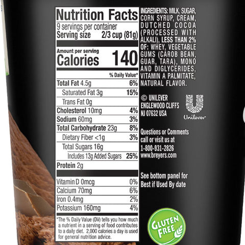 Breyers Extra Creamy Chocolate Ice Cream, 48oz