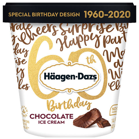 Haagen Dazs Ice Cream, Chocolate, 14 oz